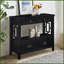 Table basse en bois de pin massif rétro - 4 tiroirs Tablette pour entrée / chambre à coucher, rangement spacieux et amp; Assemblage facile-269663706