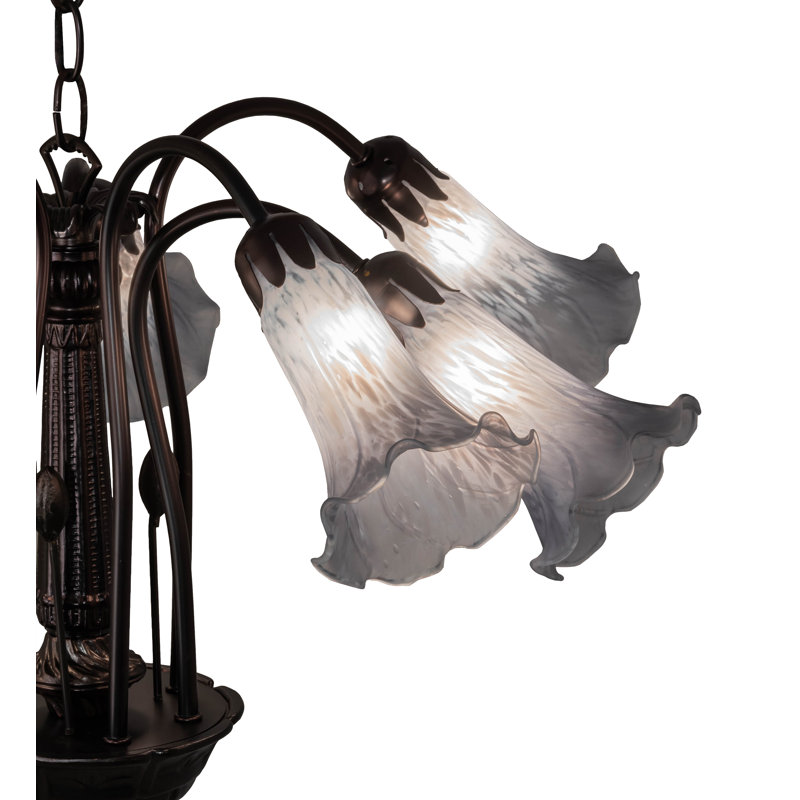 Arnketil 6 - Light Chandelier, Purple