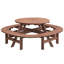 Grande table de pique-nique en bois