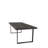 Melchior Oak Solid Wood Top Metal Base Dining Table