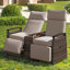Fauteuil inclinable pour patio avec dossier réglable, accoudoirs et rangement intégré-1435648188-1435648190