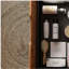 Armoire murale de 30 po, avec comptoir en marbre blanc de Carrare artificiel et tiroir, sans lavabo, couleur grain de bois