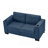 Modern Style Living Room Loveseat With Cup Holder, Storage, And Upholstered Polyester Fabric For Comfort And Convenience-190597064