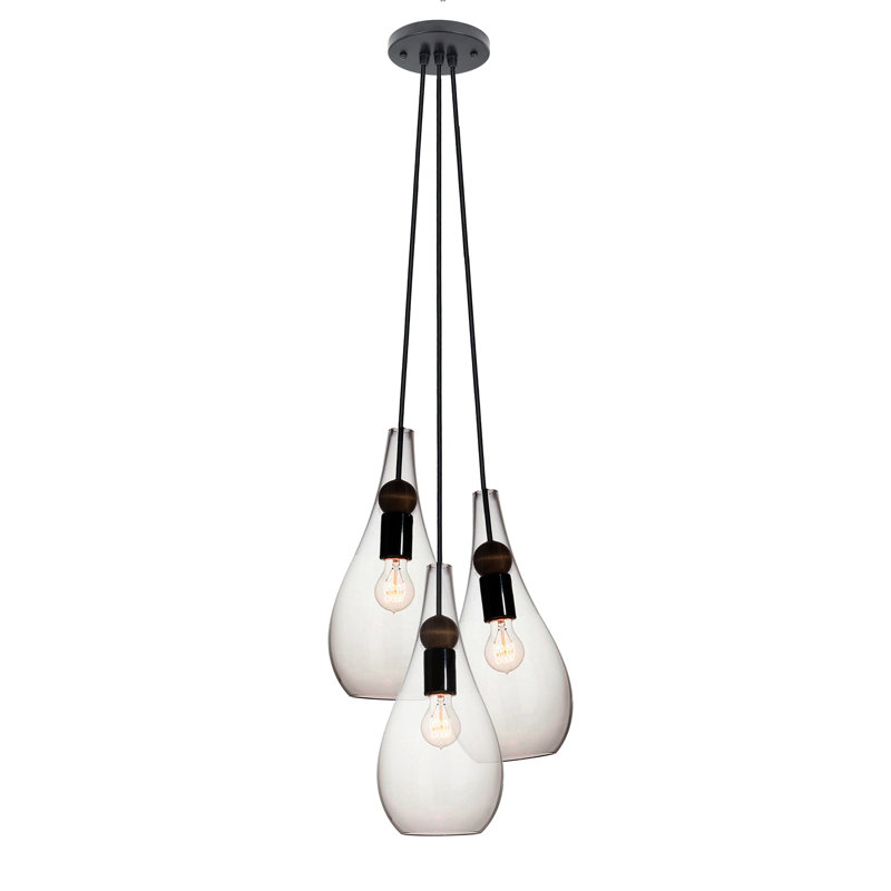Earth 3 - Light Chandelier, 108" H x 18" W x 18" D, Matte Black