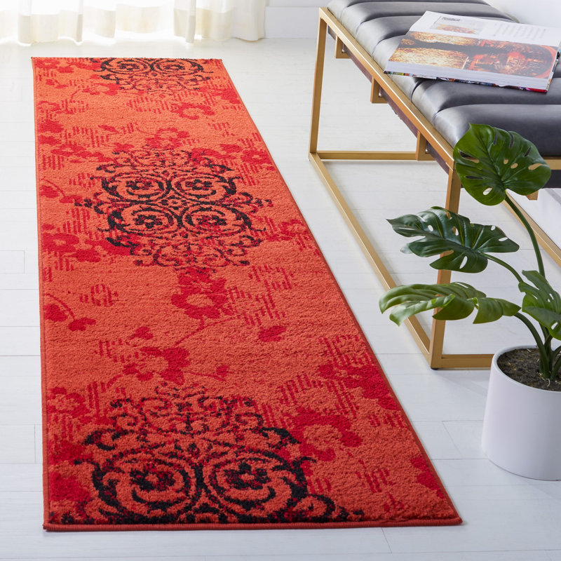 Lief Performance Floral Rug, Runner 2'2" x 9'