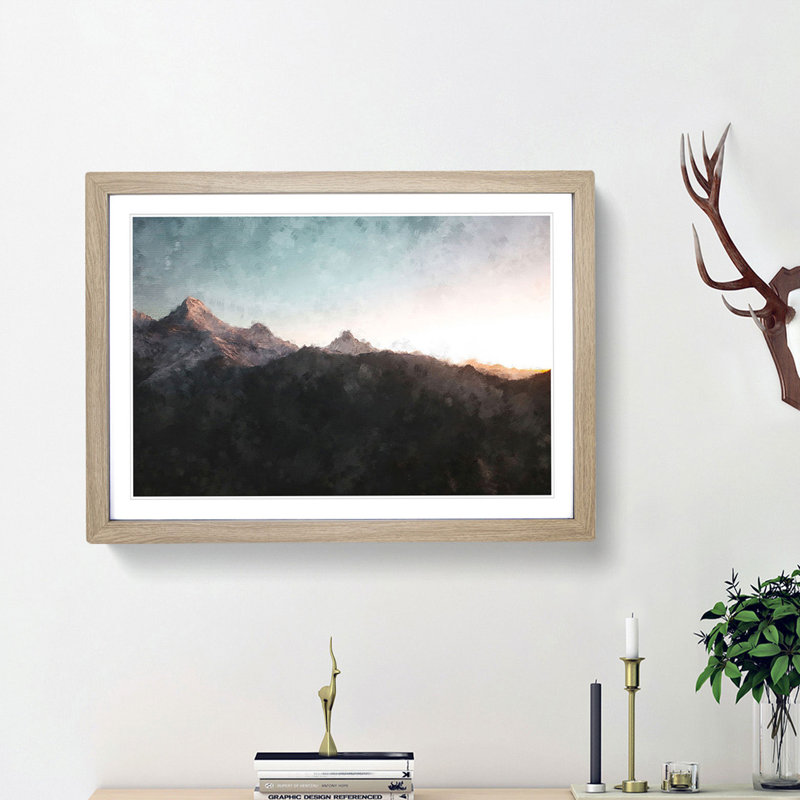 Annapurna Circuit Trek in Nepal - Framed Print, Oak Framed, 45cm H x 63cm W x 2cm D