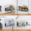 4-Pack Magnetic Fridge Spice Storage Rack