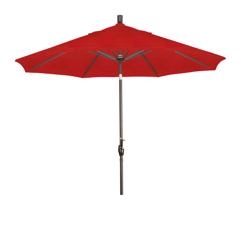 Parasol de marché 9 pi Ayomipo, Sunbrella écarlate vif