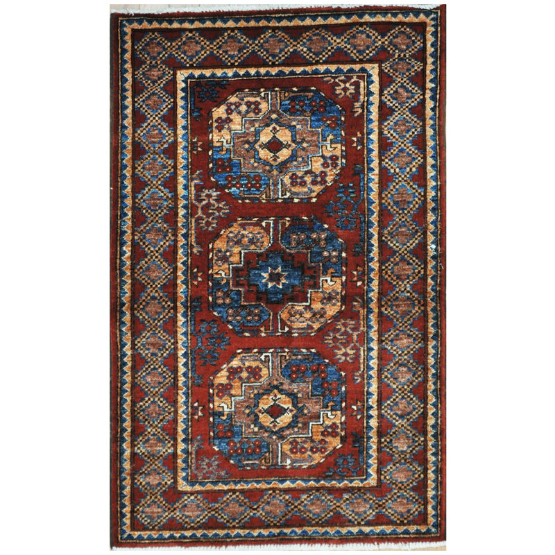 Wool Geometric Indoor Rug