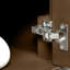Meuble-lavabo simple de 30 po avec comptoir en quartz café et quincaillerie-111879077