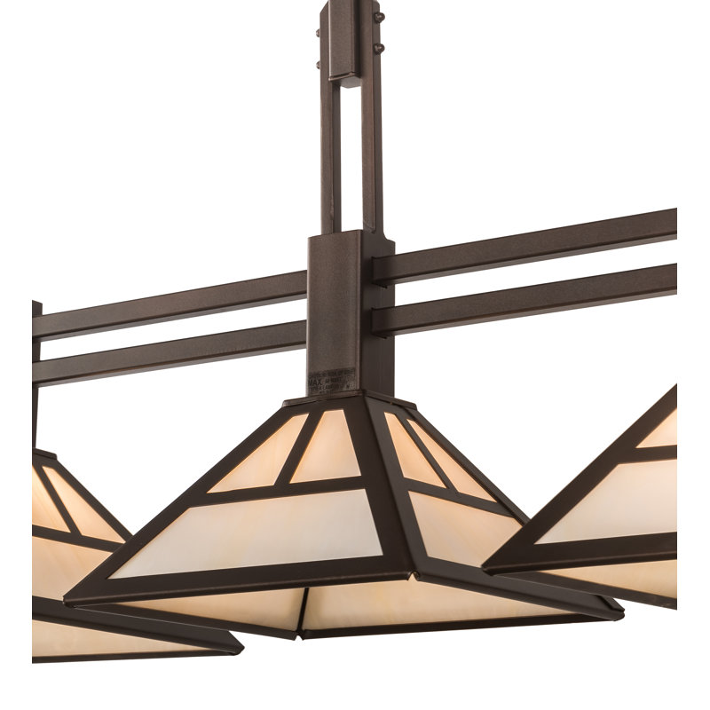 Luminaire suspendu linéaire à 3 lumières Mission
