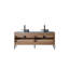 Dasher 72" Double Bathroom Vanity with Mirror