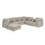 Canapé modulaire réversible en tissu Rachit Amira