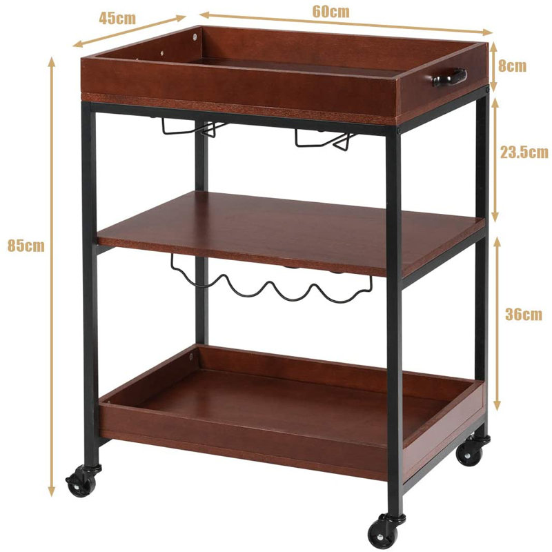 Godley Metal Bar Cart