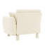 Canapé avec coussin polyester - beige-51995589