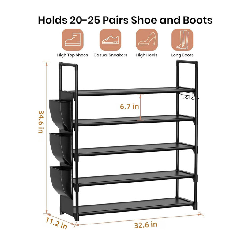 20 Pair Shoe Rack