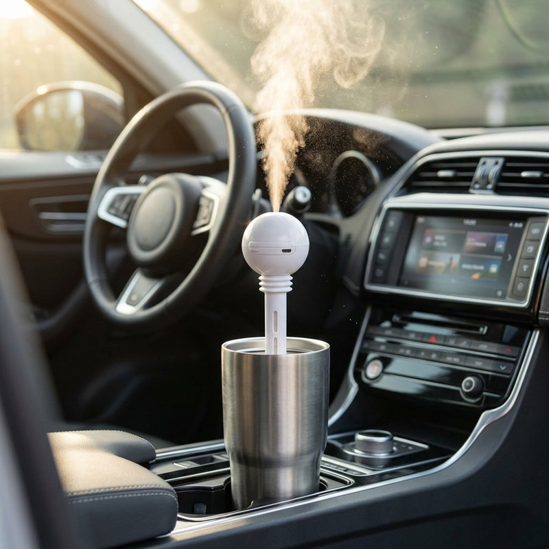 Humidificateur portatif sans fil avec veilleuse