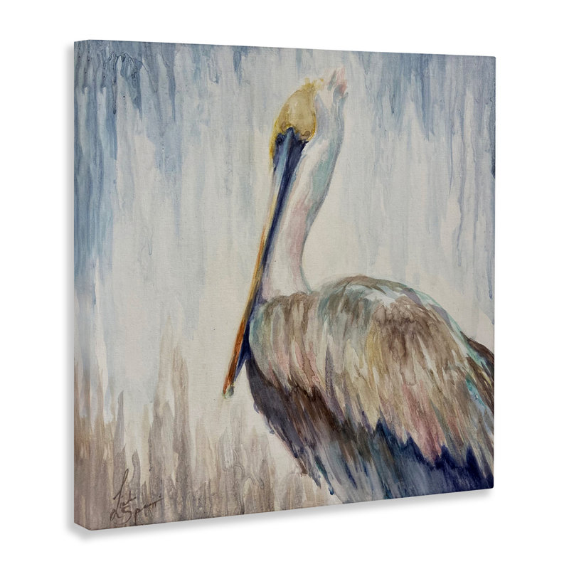 Aquarelle sur toile Stella, H 17 po x l 17 po