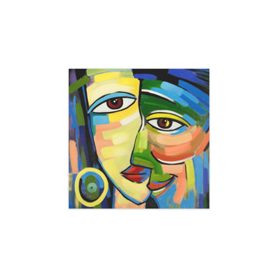 One with you hand -painted acrylic painting