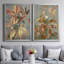 Ancien automne I - ensemble de 2 reproductions d'art sur toile encadrées-393261002-393261023