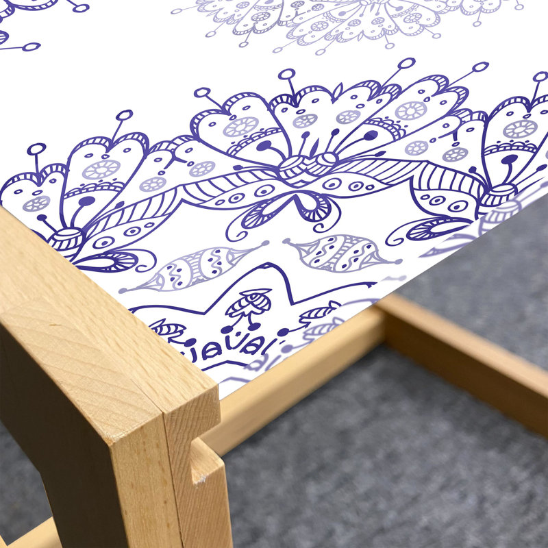 Jamee Trestle Coffee Table, 40cm H x 91cm W x 62cm D