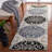 Eaton Wyndham Hand Tufted Wool/Viscose Damask Rug in Blue/Gray/Black-953558230
