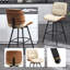 Swivel Upholstered Counter Stool-1482886560