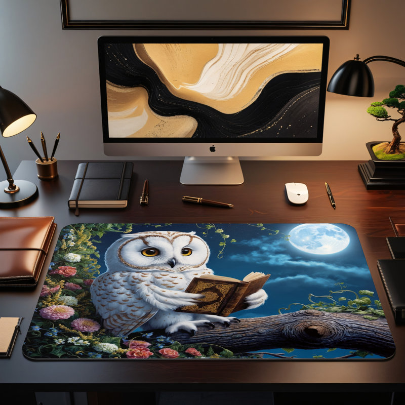 Polyester Desk Pad, 14.4x12.1