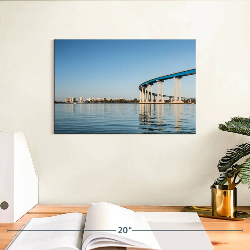 Lilie Curvy Coronado Bridge, 8" H x 12" W