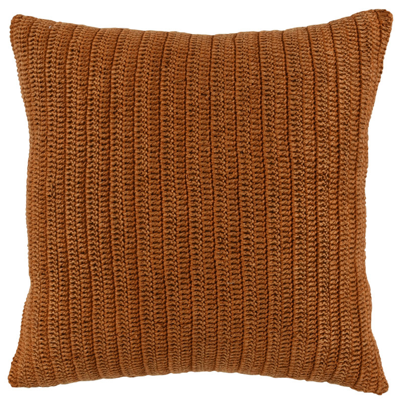Marcie Belgian Linen Knitted Throw Pillow