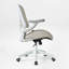 Chaise de bureau ergonomique en similicuir de qualité supérieure - chaise de bureau moderne à haut dossier avec accoudoirs rabattables en 3D, soutien lombaire à profondeur réglable et siège en mousse moulée ultra-épaisse-1682313409-1682313413