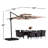 Argyri 120'' Cantilever Umbrella in Beige
