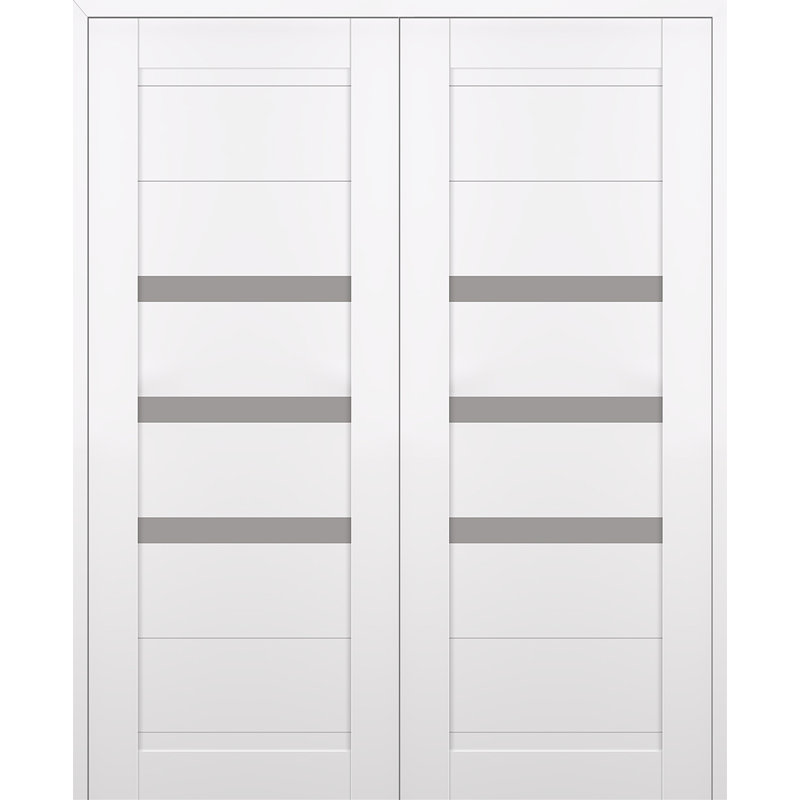 Porte standard lambrissée Dora, 59,5 po x 95,24 po
