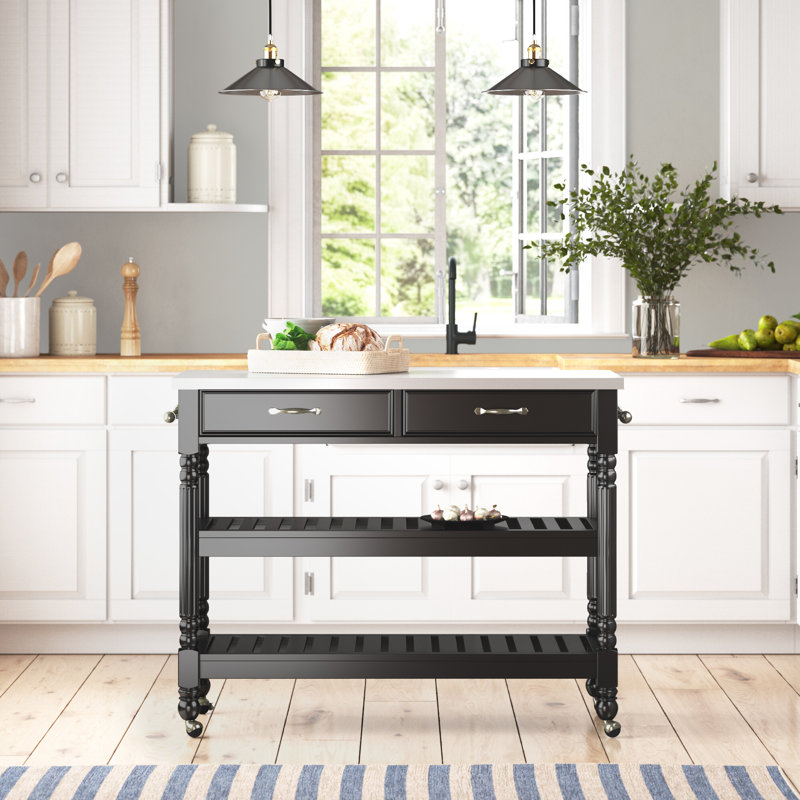 Dobbs Kitchen Cart, Black