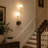 23.6inch Modern Globe 2 - Light Wall Sconce