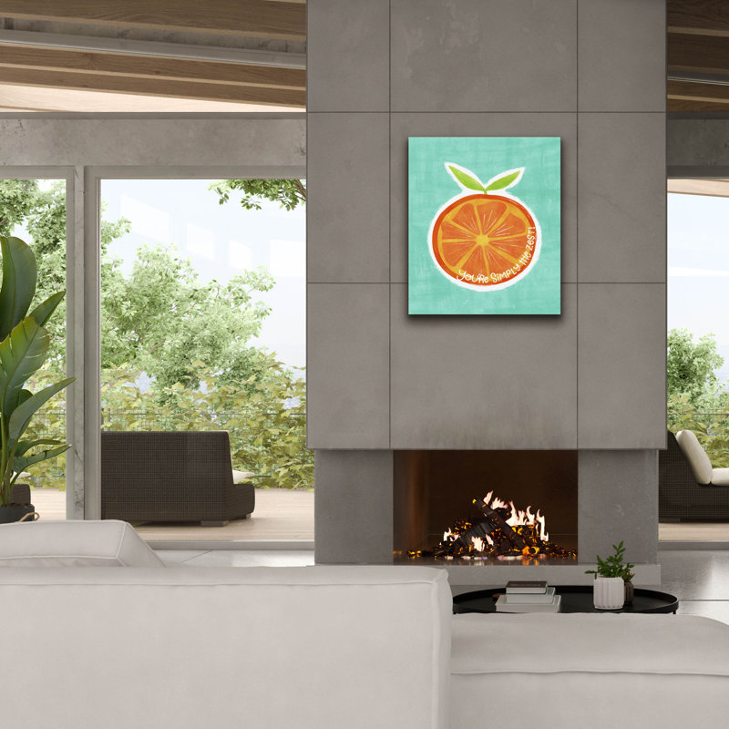Toile épique Graffiti «Simply The Zest» par Club Daydream, 26 po x 30 po