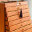 Orange Rectangular Solid Wood Jewelry Armoires