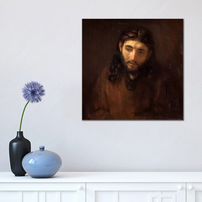 Head Of Christ by Rembrandt Van Rijn - Wrapped Canvas Print
