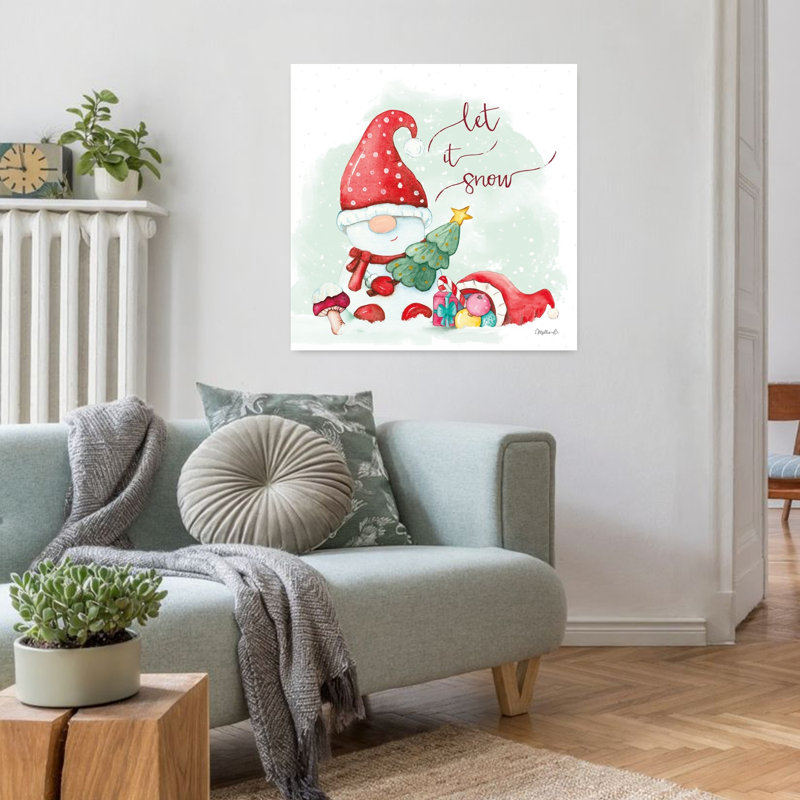Let It Snow Snowman Gnome, 32" H x 32" W