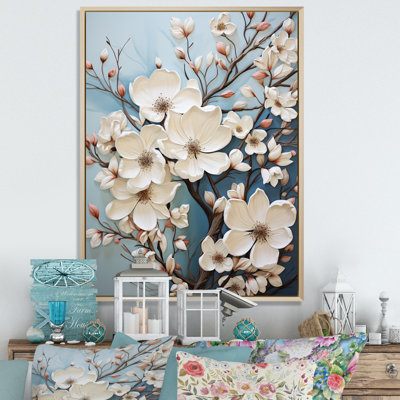 Dogwood Field Pointillism Collage V - impression