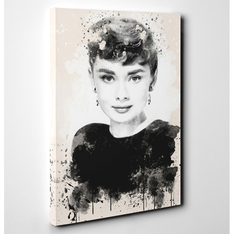 Audrey Hepburn (5) Painting on Canvas - Wrapped Canvas, 76cm H x 50cm W