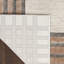 Tapis abstrait ivoire / argent Anvi-678435390