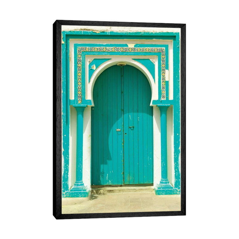 Tunisia Door by Danita Delimont - Print on Canvas, Black Framed, 66.04 cm H x 45.72 cm W