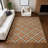 Machine Washable Indoor/Outdoor Chantille ACN2686 Geometric Rug-987324056-987324059