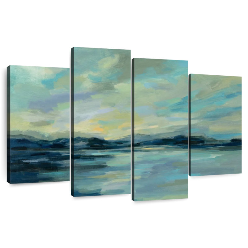 Gillard Indigo Sea I, 22" H x 36" W