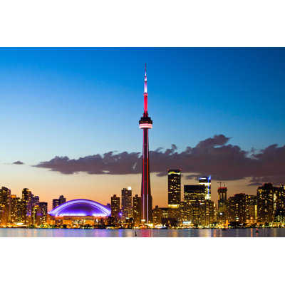 «Toronto Skyline» par Rudriyanta - photographie sur toile tendue