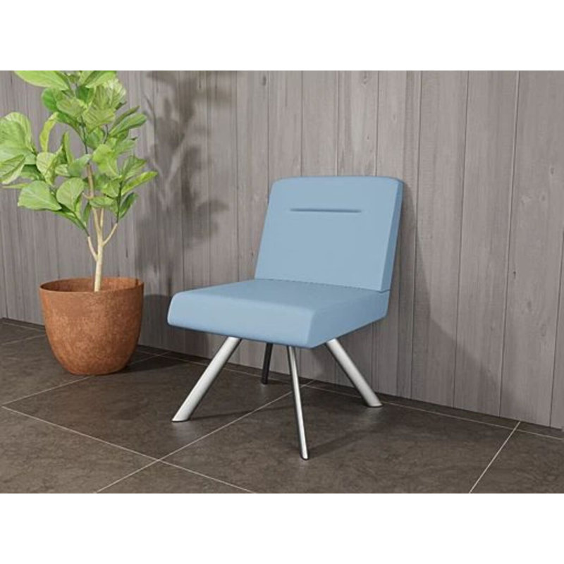 Fauteuil d'invité Willow, Argent argent, Open House Quarry - bleu