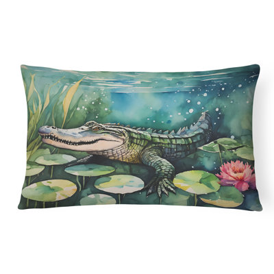 Alligator Throw Pillow