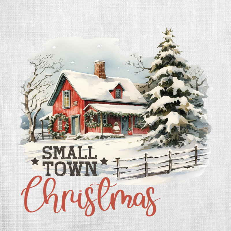 Coussin Christmas Farm_10, 16 po x 16 po