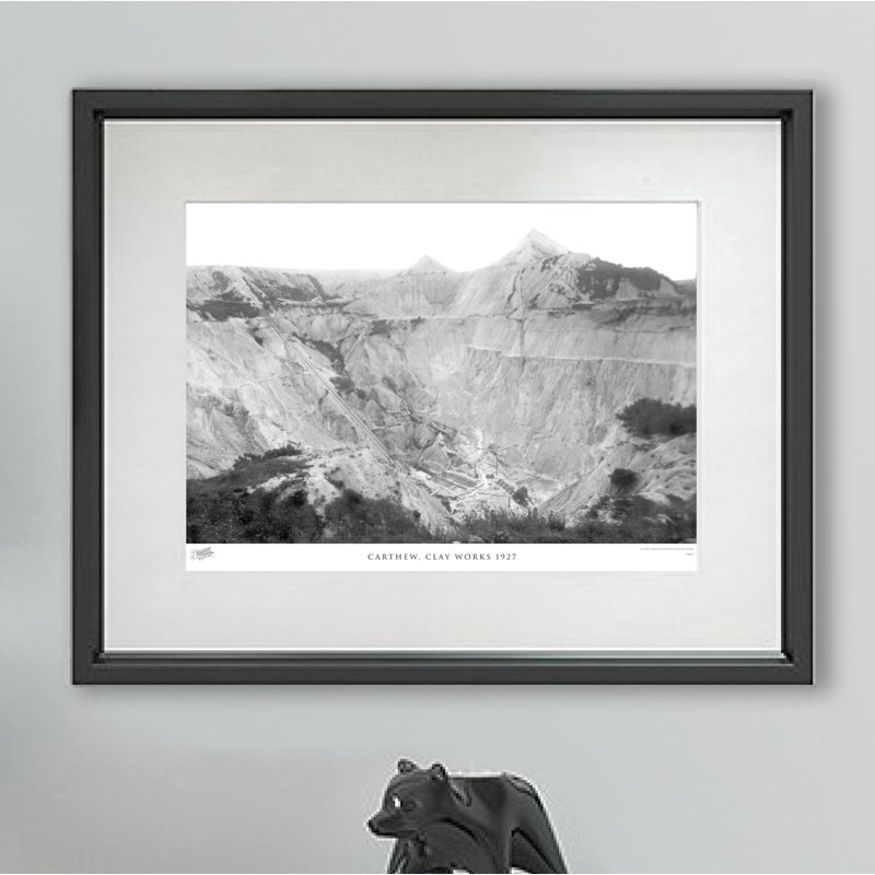 Carthew, Clay Works 1927 - Single Picture Frame Print, 28cm H x 36cm W x 2.3cm D